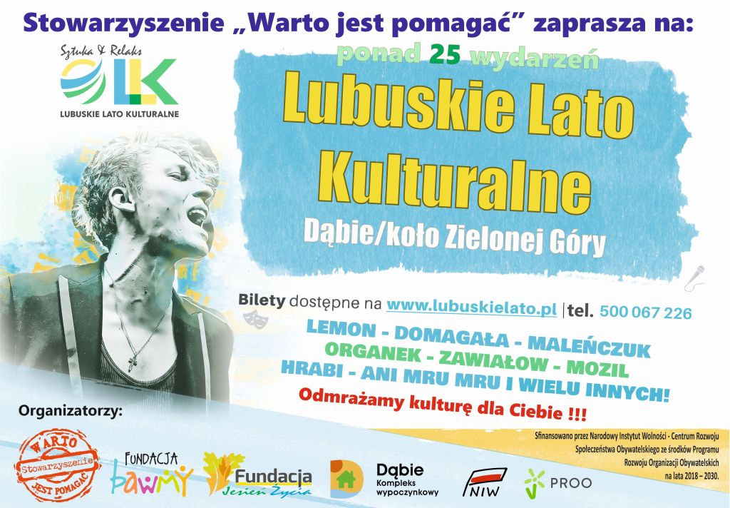 Lubuskie Lato Kulturalne - odmrażamy kulturę.